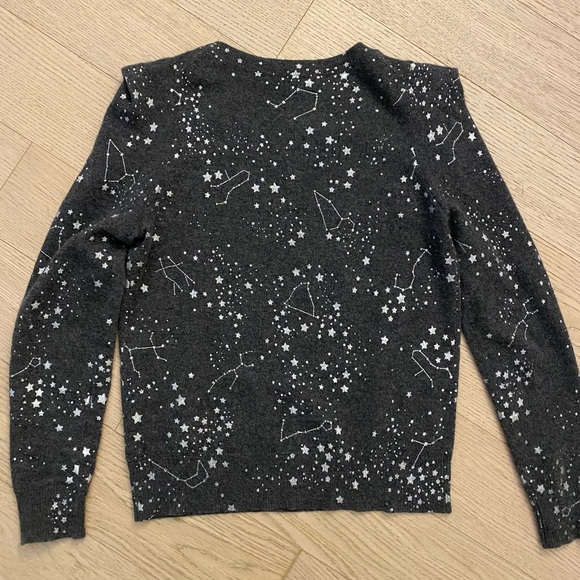 white + warren constellation star sweater - Picture 6 of 6